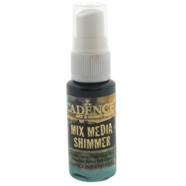 Cadence Mixed media shimmer inkt spray metallic 25ml groen
