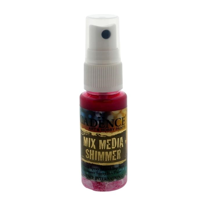 Cadence Mixed media shimmer inkt spray metallic 25ml lichtfuchsia