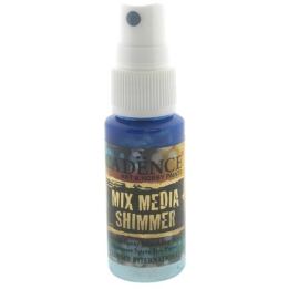 Cadence Mixed media shimmer inkt spray metallic 25ml lichtblauw