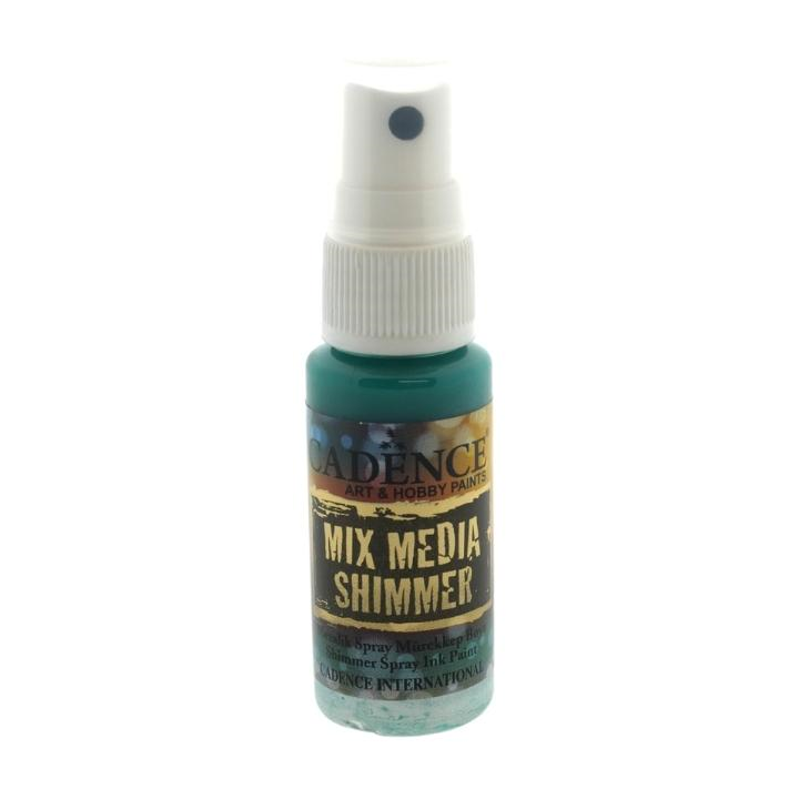 Cadence Mixed media shimmer inkt spray metallic 25ml lichtgroen