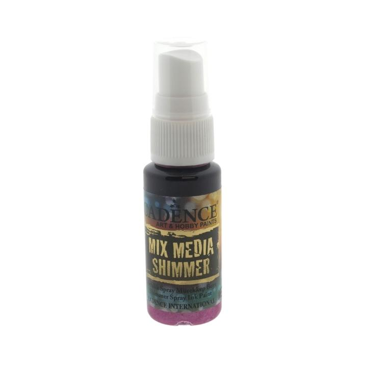 Cadence Mixed media shimmer inkt spray metallic 25ml magenta
