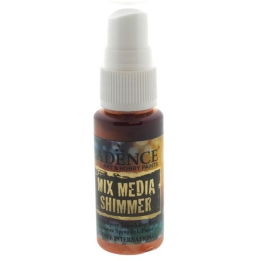 Cadence Mixed media shimmer inkt spray metallic 25ml oranje