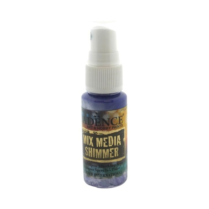 Cadence Mixed media shimmer inkt spray metallic 25ml paars