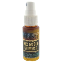 Cadence Mixed media shimmer inkt spray metallic 25ml zonneschijn