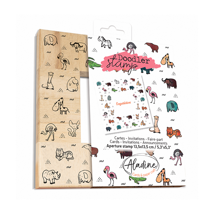 Aladine houten doodler stempel 13