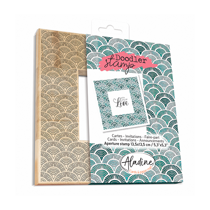 Aladine houten doodler stempel 13