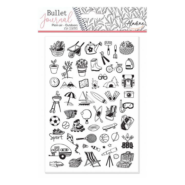 Aladine Stampo Bullet Journal Stempels A5 Activiteiten