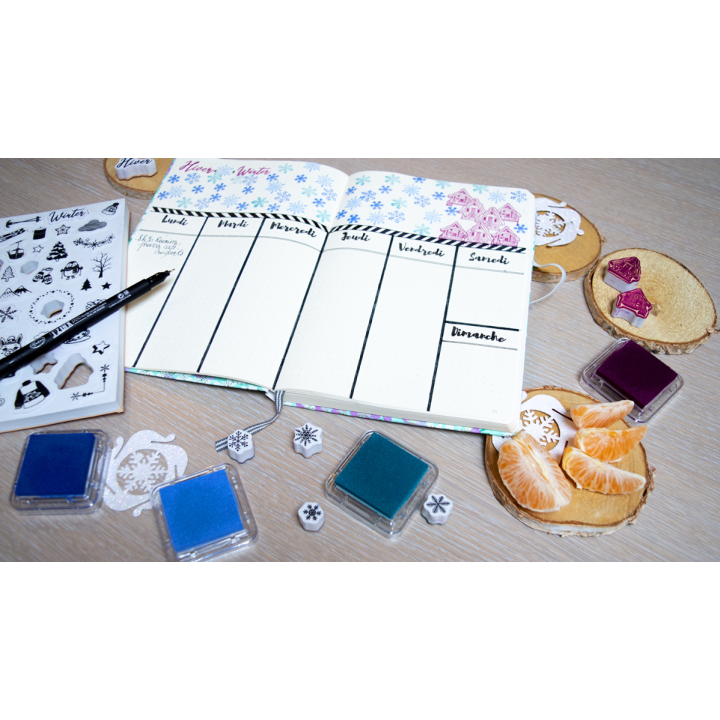 Aladine Stampo Bullet Journal Stempels A5 Activiteiten