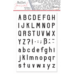 Aladine Stampo Bullet Journal Stempels A5 alfabet 3