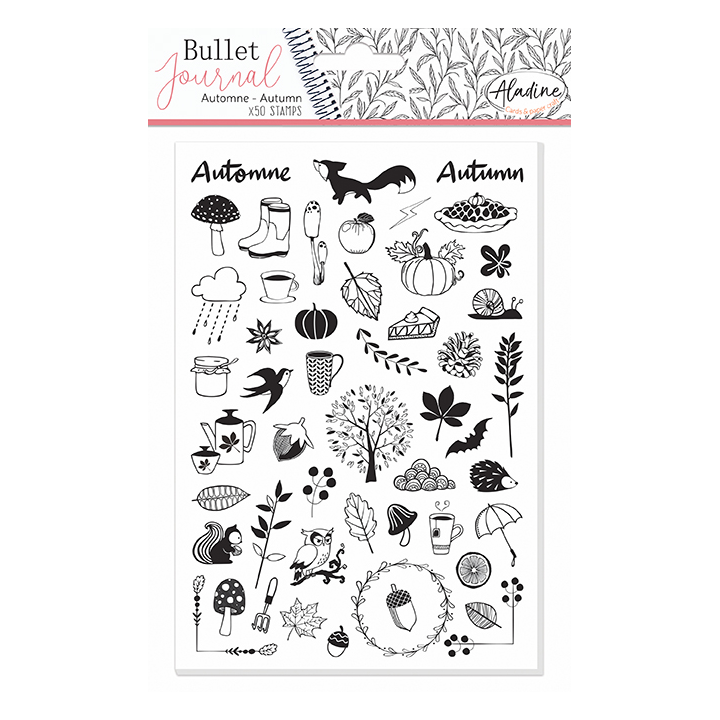 Aladine Stampo Bullet Journal Stempels A5 herfst