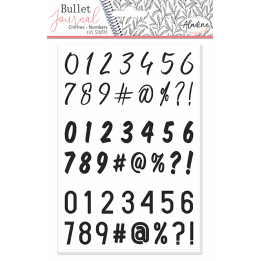 Aladine Stampo Bullet Journal Stempels A5 nummers