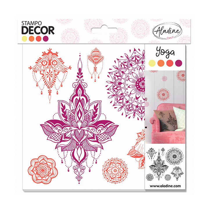 Aladine Stampo Decor Stempels Yoga