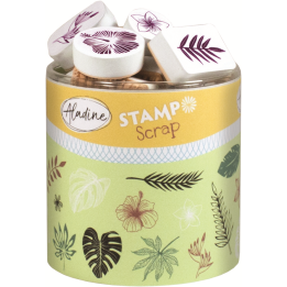 Aladine Stampo Stempel Set Jungle 29 stuks