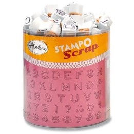 Aladine Stampo Stempel Set Letters Mini 102 stuks