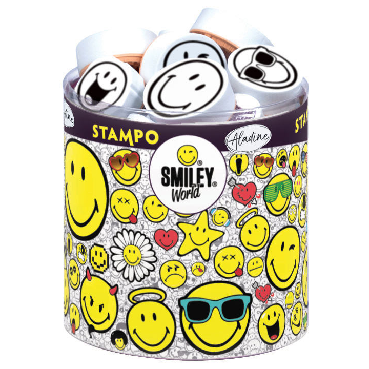 Aladine Stampo Stempel Set Smileys 35 stuks