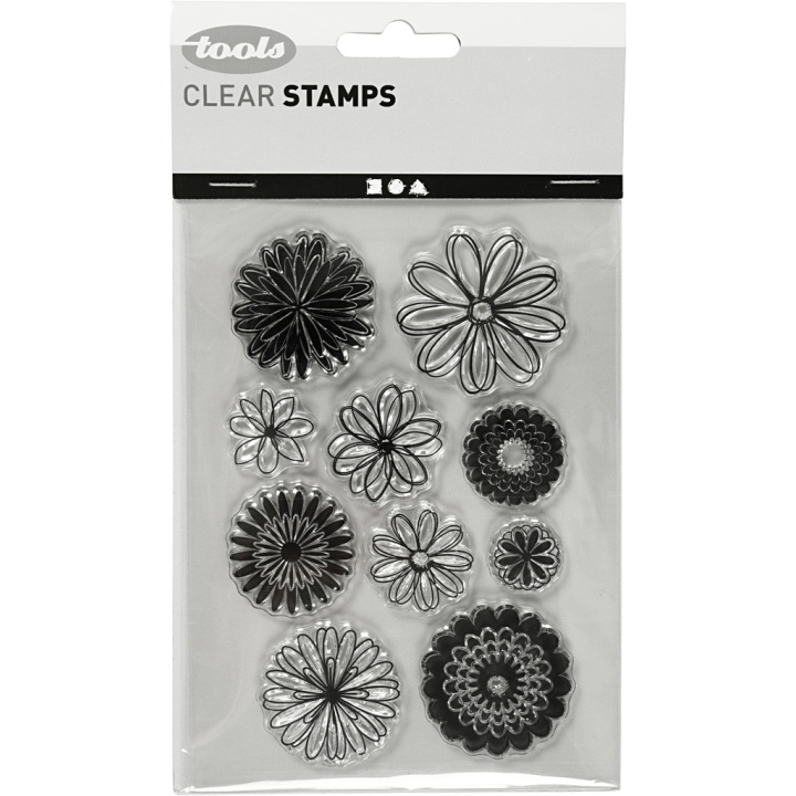 CC Silicone Stempels Bloemen 15