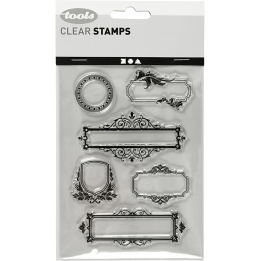 CC Silicone Stempels Lijsten Ornamenten 15