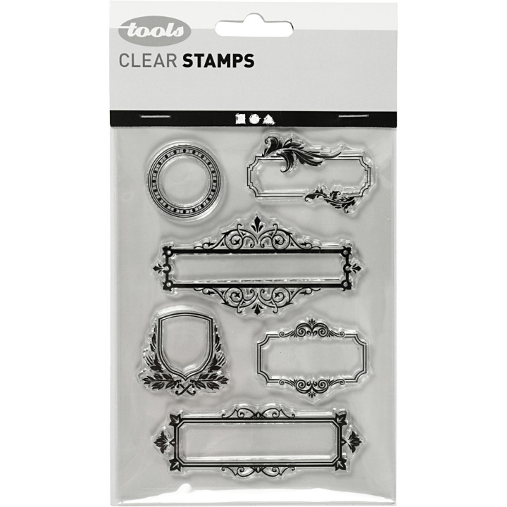 CC Silicone Stempels Lijsten Ornamenten 15