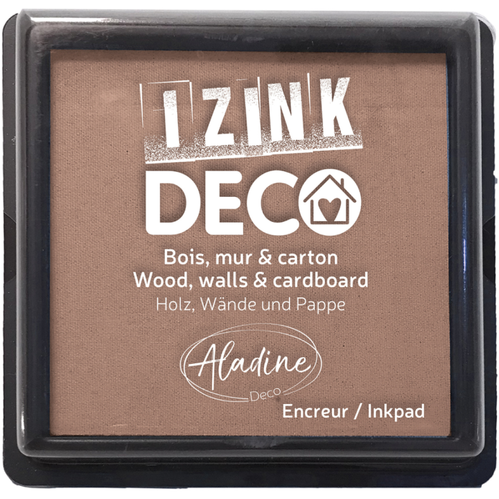 Aladine Izink deco inktkussen 8x8cm beige