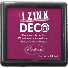 Aladine Izink deco inktkussen 8x8cm donkerpaars