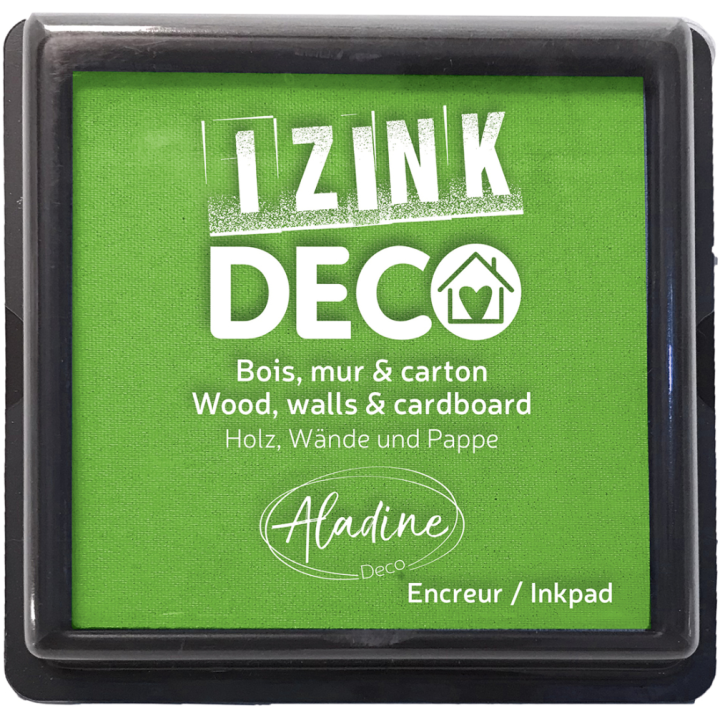 Aladine Izink deco inktkussen 8x8cm groen