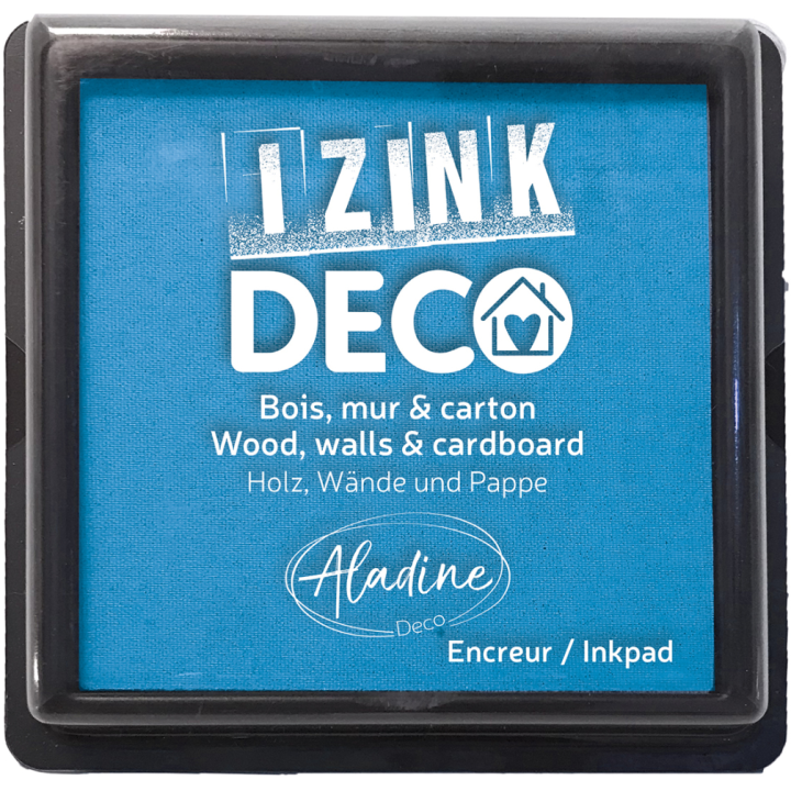 Aladine Izink deco inktkussen 8x8cm hemelsblauw
