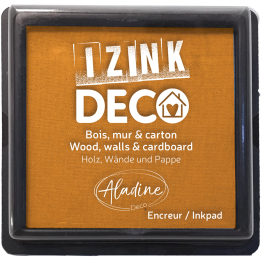 Aladine Izink deco inktkussen 8x8cm mosterd