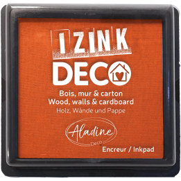 Aladine Izink deco inktkussen 8x8cm oranje