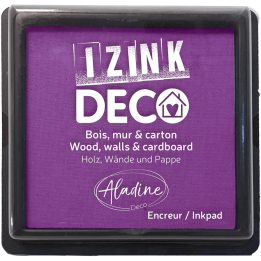 Aladine Izink deco inktkussen 8x8cm paars