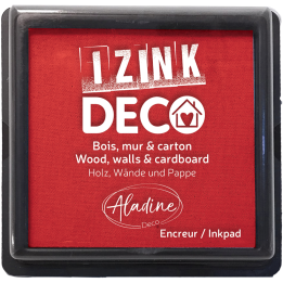 Aladine Izink deco inktkussen 8x8cm rood