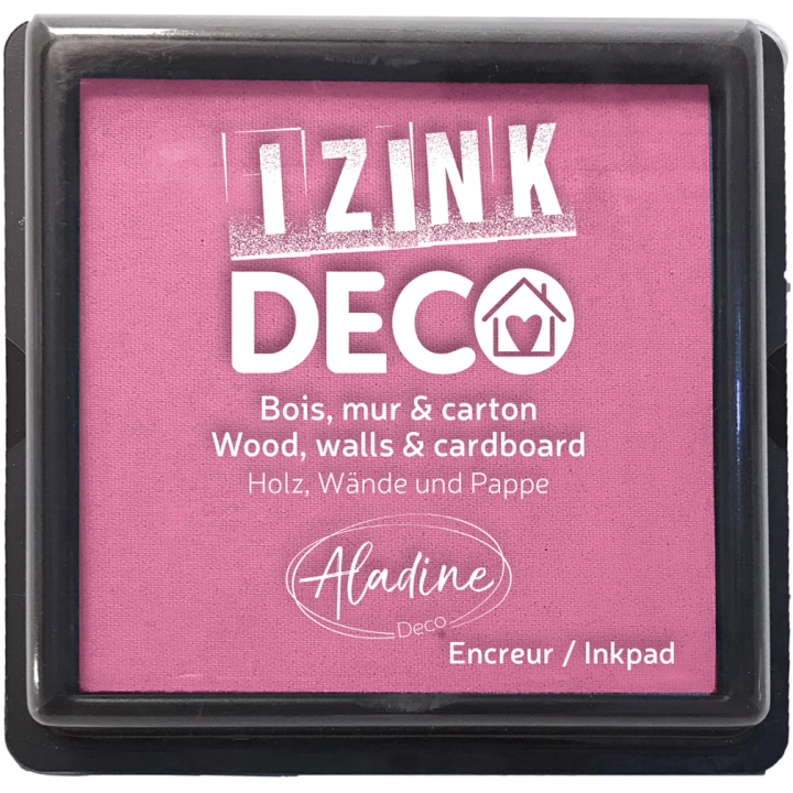 Aladine Izink deco inktkussen 8x8cm roze