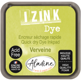 Aladine Izink dye pigment inktkussen 5x5cm lichtgroen