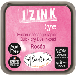 Aladine Izink dye pigment inktkussen 5x5cm roze