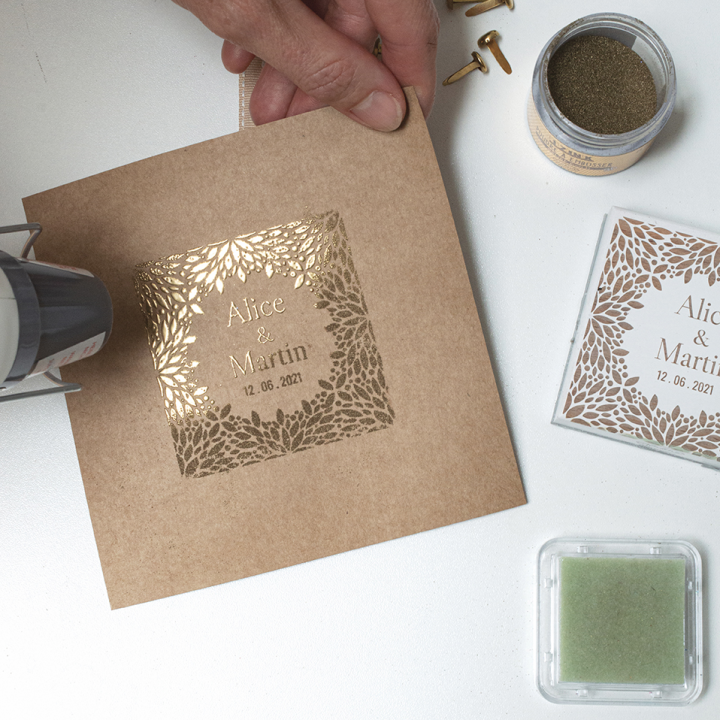 Aladine Izink embossing inktkussen 8x8cm large