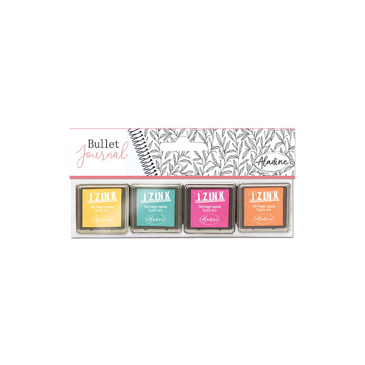 Aladine Izink quick dry inktkussen bullet journal set pastel