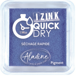 Aladine Izink quick dry pigment Inktkussen 5x5cm blauw