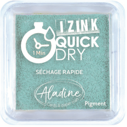 Aladine Izink quick dry pigment Inktkussen 5x5cm lichtblauw