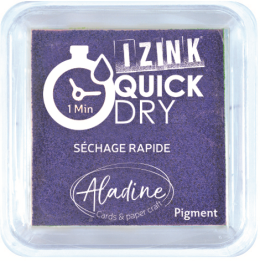 Aladine Izink quick dry pigment Inktkussen 5x5cm lila