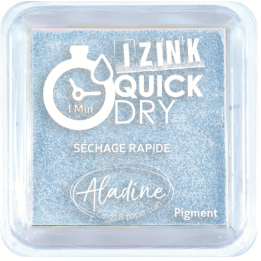 Aladine Izink quick dry pigment Inktkussen 5x5cm luchtblauw