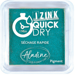Aladine Izink quick dry pigment Inktkussen 5x5cm oceaanblauw