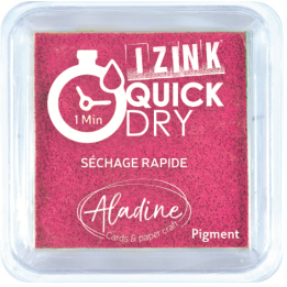 Aladine Izink quick dry pigment Inktkussen 5x5cm roze