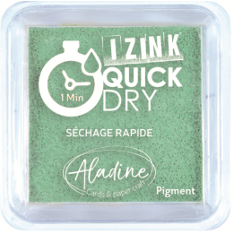Aladine Izink quick dry pigment Inktkussen 5x5cm watergroen