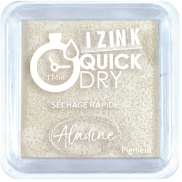 Aladine Izink quick dry pigment Inktkussen 5x5cm wit
