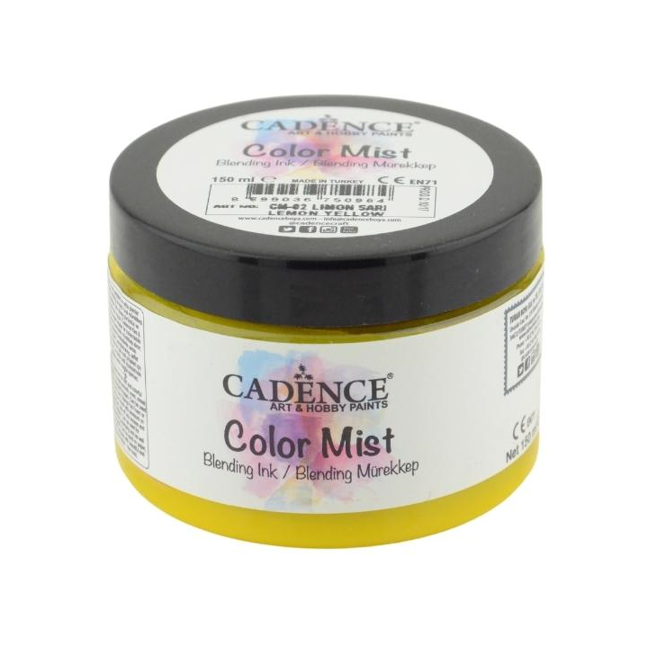 Cadence Color mist blending inkt verf 150 ml citroengeel