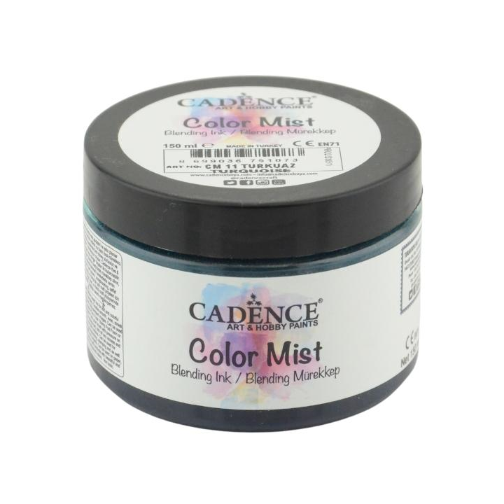 Cadence Color mist blending inkt verf 150 ml turquoise
