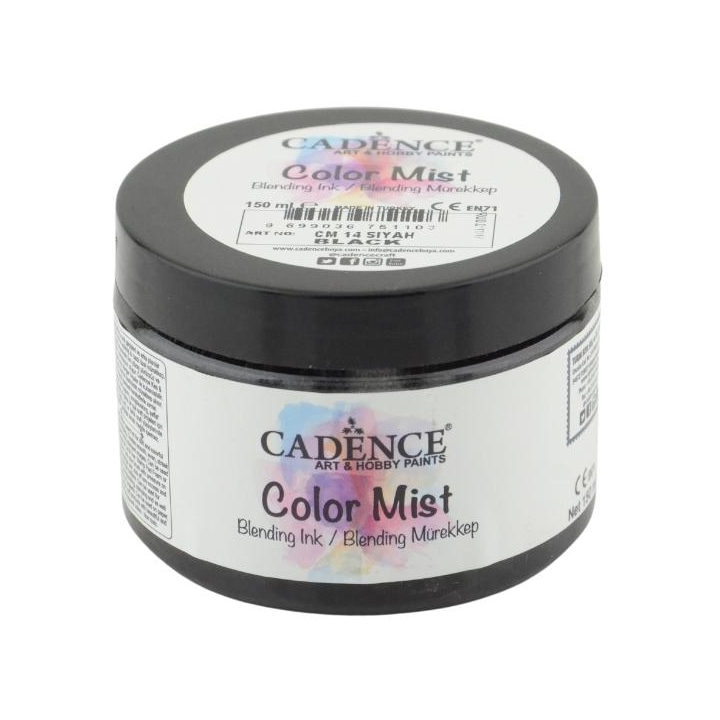 Cadence Color mist blending inkt verf 150 ml zwart
