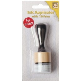 Nellie's Choice Ink Applicator Round with Felts (1 App + 10 Felts)