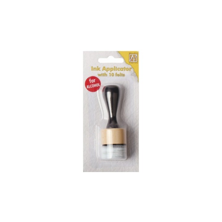 Nellie's Choice Ink Applicator Round with Felts (1 App + 10 Felts)
