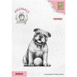 NC • Animals clear stempel Dog with Ball