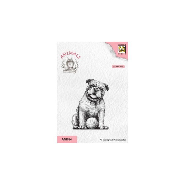 NC • Animals clear stempel Dog with Ball